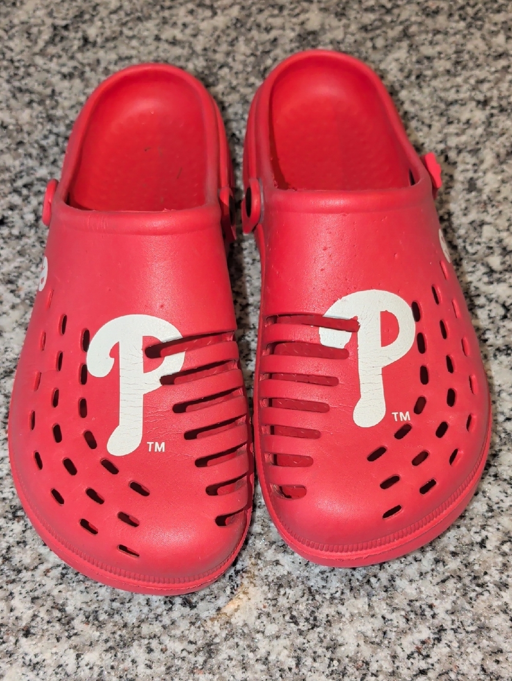 Phillies Men's Red Clog Sandals